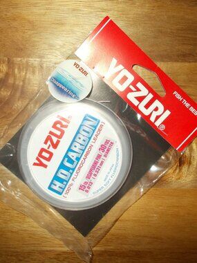 Yo-Zuri HD Carbon 100% Fluorocarbon Leader Fishing Line Disappearing Pink